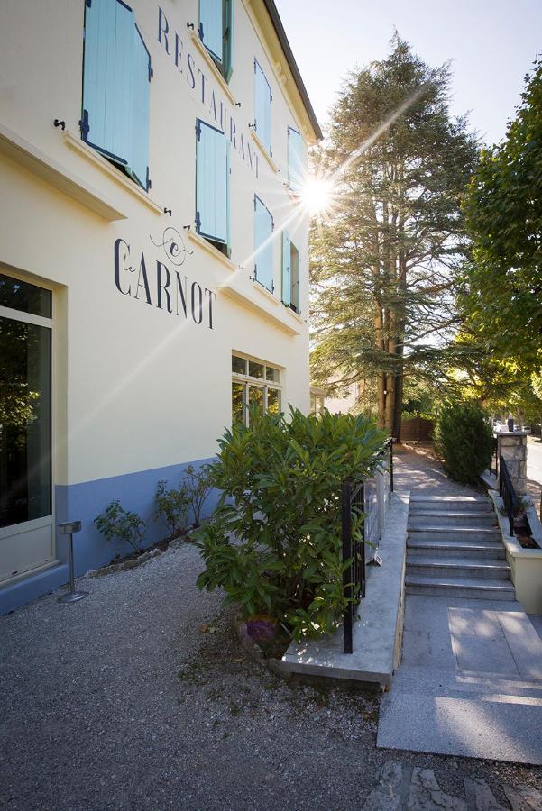 Logis Hotel & Restaurant Le Carnot Die Exterior foto